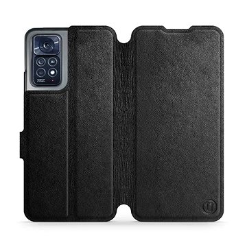 

Mobiwear kožené flip knížkové pro Xiaomi Note 12 Pro 4G - Černé - L_BLS