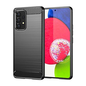 

Carbon Case Flexible silikonový kryt na Samsung Galaxy A53 5G, černý