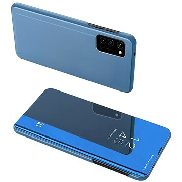 

Clear View knížkové pouzdro na Samsung Galaxy A72, modré
