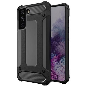 

Hybrid Armor plastový kryt na Samsung Galaxy S22 Ultra, černý
