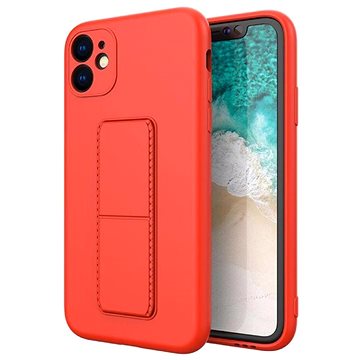 

Kickstand silikonový kryt na Samsung Galaxy A32 5G, červený