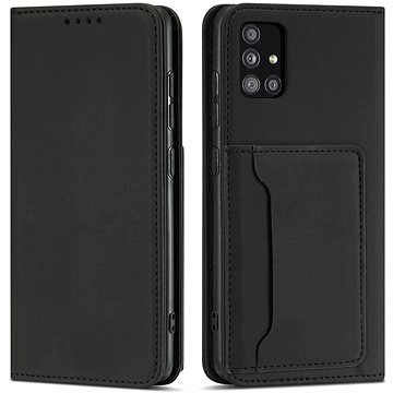 

Magnet Card knížkové kožené pouzdro na Xiaomi Redmi Note 11 Pro 4G/5G, černé