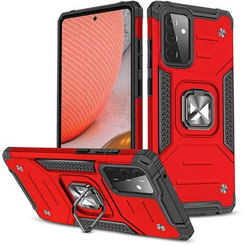 

Ring Armor plastový kryt na Samsung Galaxy A72 4G, červený