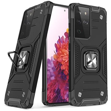 

Ring Armor plastový kryt na Samsung Galaxy S22 Ultra, černý, 39827