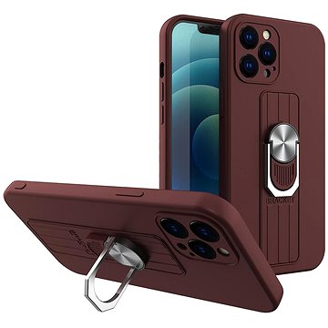 

Ring silikonový kryt na Xiaomi Redmi Note 10 / 10S, hnědý