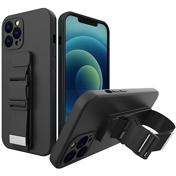 

Rope silikonový kryt na Samsung Galaxy A52s 5G / A52 5G/4G, černý