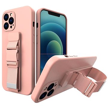 

Rope silikonový kryt na Samsung Galaxy A53 5G, růžový