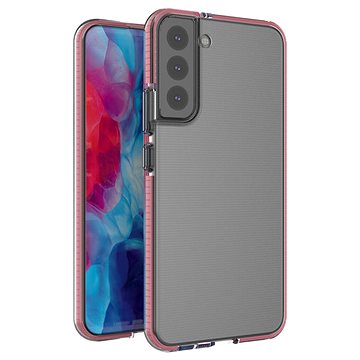 

Spring Case silikonový kryt na Samsung Galaxy S22 Plus, světlorůžový