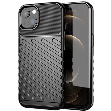 

Thunder silikonový kryt na iPhone 13 mini, černý