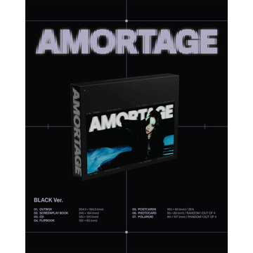 

JISOO: Amortage (LIMITED CD BOX - BLACK/FADE)