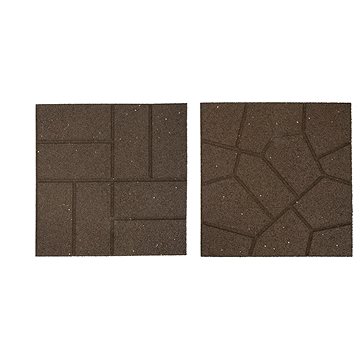 

MULTY HOME dlaždice Brickface 40 × 40 cm, oboustranná, hnědá, gumová