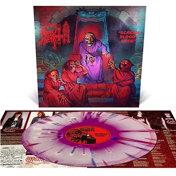 

Death: Scream Bloody Gore (Limited Coloured Violet, White & Red Merge With Splatter Vinyl)