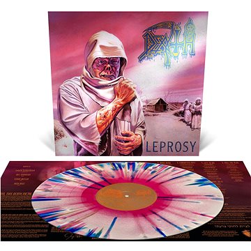 

Death: Leprosy (Limited Coloured Pink, White & Blue Merge With Splatter Vinyl, Reissue)