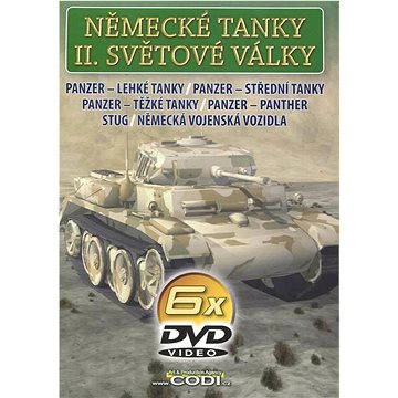 

Německé tanky 2. světové války (6 DVD)
