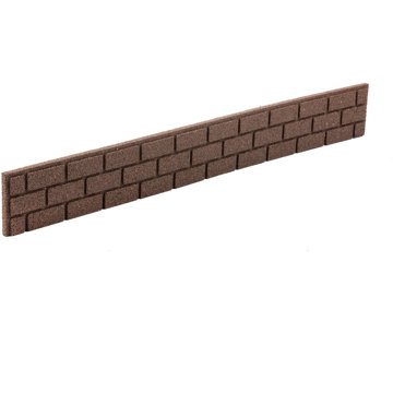 

Multy Home Bricks Trávníkový lem se spojkou a hřeby 120 × 15 cm, hnědý
