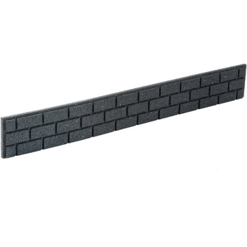 

Multy Home Bricks Trávníkový lem se spojkou a hřeby 120 × 15 cm, šedý