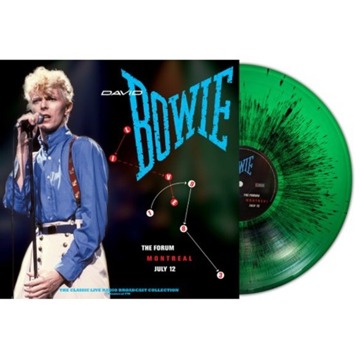 

BOWIE DAVID: Live At The Forum Montreal 1983 Green / Black Splatter 2xLP