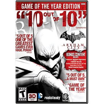 PC Game Batman: Arkham City Game of the Year Edition from 96 Kč | PC Game  on 