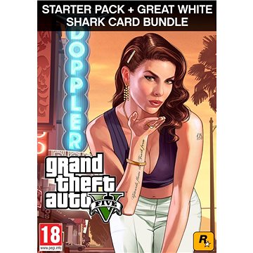 

Grand Theft Auto V (GTA 5) + Criminal Enterprise Starter Pack + Great White Shark Card (PC) DIGITAL