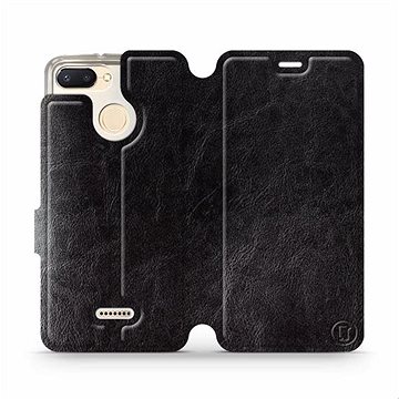 

Flipové pouzdro na mobil Xiaomi Redmi 6 v provedení Black&Gray s šedým vnitřkem