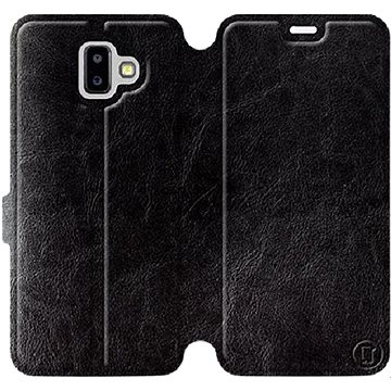 

Flipové pouzdro na mobil Samsung Galaxy J6 Plus 2018 v provedení Black&Gray s šedým vnitřkem
