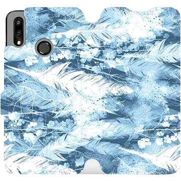 

Flipové pouzdro na mobil Huawei P Smart 2019 - M058S Světle modrá horizontální pírka