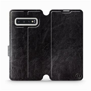 

Flipové pouzdro na mobil Samsung Galaxy S10 v provedení Black&Gray s šedým vnitřkem