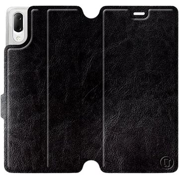 

Flipové pouzdro na mobil Sony Xperia L3 v provedení Black&Gray s šedým vnitřkem
