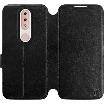 

Flipové pouzdro na mobil Nokia 4.2 v provedení Black&Gray s šedým vnitřkem
