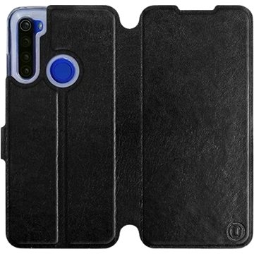 

Flipové pouzdro na mobil Xiaomi Redmi Note 8T v provedení Black&Gray s šedým vnitřkem
