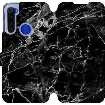 

Flipové pouzdro na mobil Xiaomi Redmi Note 8T - V056P Černý mramor