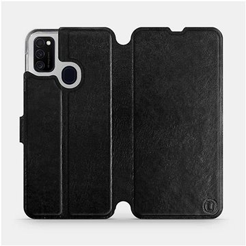 

Flipové pouzdro na mobil Samsung Galaxy M21 v provedení Black&Gray s šedým vnitřkem