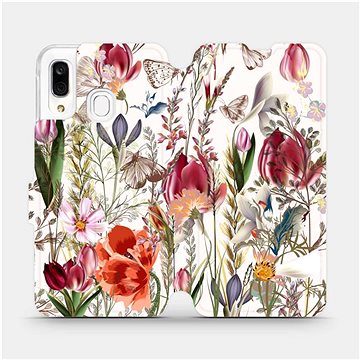 

Flip pouzdro na mobil Samsung Galaxy A40 - MP01S Rozkvetlá louka