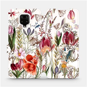 

Flip pouzdro na mobil Xiaomi Redmi Note 9 Pro - MP01S Rozkvetlá louka