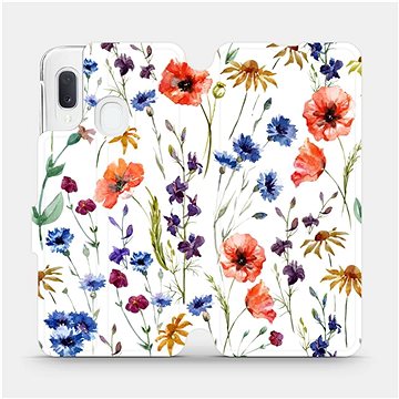 

Flip pouzdro na mobil Samsung Galaxy A20e - MP04S Luční kvítí