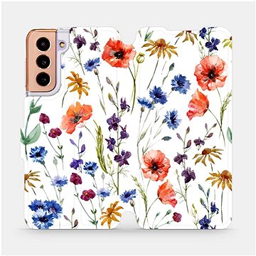 

Flip pouzdro na mobil Samsung Galaxy S21 - MP04S Luční kvítí