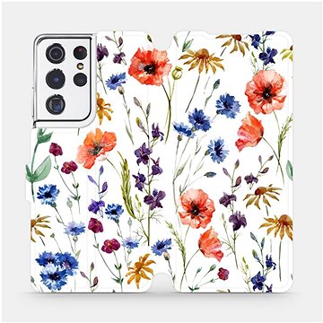 

Flip pouzdro na mobil Samsung Galaxy S21 Ultra - MP04S Luční kvítí