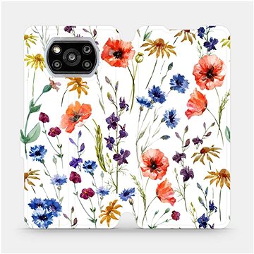 

Flip pouzdro na mobil Xiaomi POCO X3 NFC - MP04S Luční kvítí