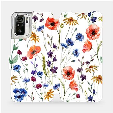 Flip pouzdro na mobil Xiaomi Redmi Note 10s - MP04S Luční kvítí