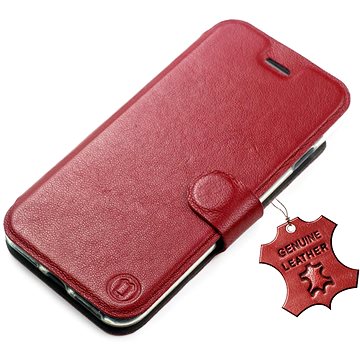 

Mobiwear kožené flip pouzdro pro Samsung Galaxy A53 5G - Tmavě červené