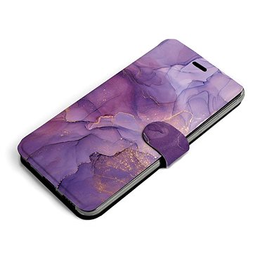 

Mobiwear flip pouzdro pro Samsung Galaxy S21 FE - VP20S Fialový mramor