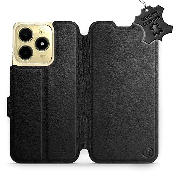 

Kožené Mobiwear flip knížkové pro Realme C61 - Černé - L_BLS