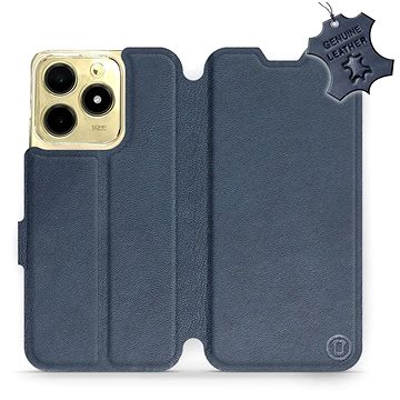 

Kožené Mobiwear flip knížkové pro Realme C61 - Modré - L_NBS