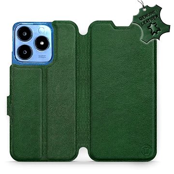 

Kožené Mobiwear flip knížkové pro Realme C63 - Zelené - L_GRS