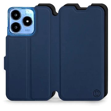 

Mobiwear Soft Touch flip knížkové pro Realme C63 - Modré & Černé