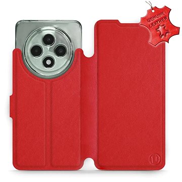 

Kožené Mobiwear flip knížkové pro Oppo Reno12 FS 5G - Červené - L_RDS