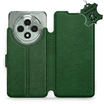 

Kožené Mobiwear flip knížkové pro Oppo Reno12 FS 5G - Zelené - L_GRS