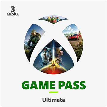 Xbox Game Pass Ultimate - 3 měsíční předplatné - Dobíjecí karta