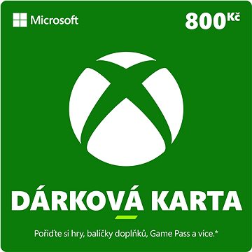 

Xbox Live Dárková karta v hodnotě 800Kč