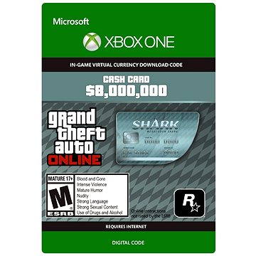 Grand Theft Auto V (GTA 5): Megalodon Shark Card DIGITAL - Herní doplněk